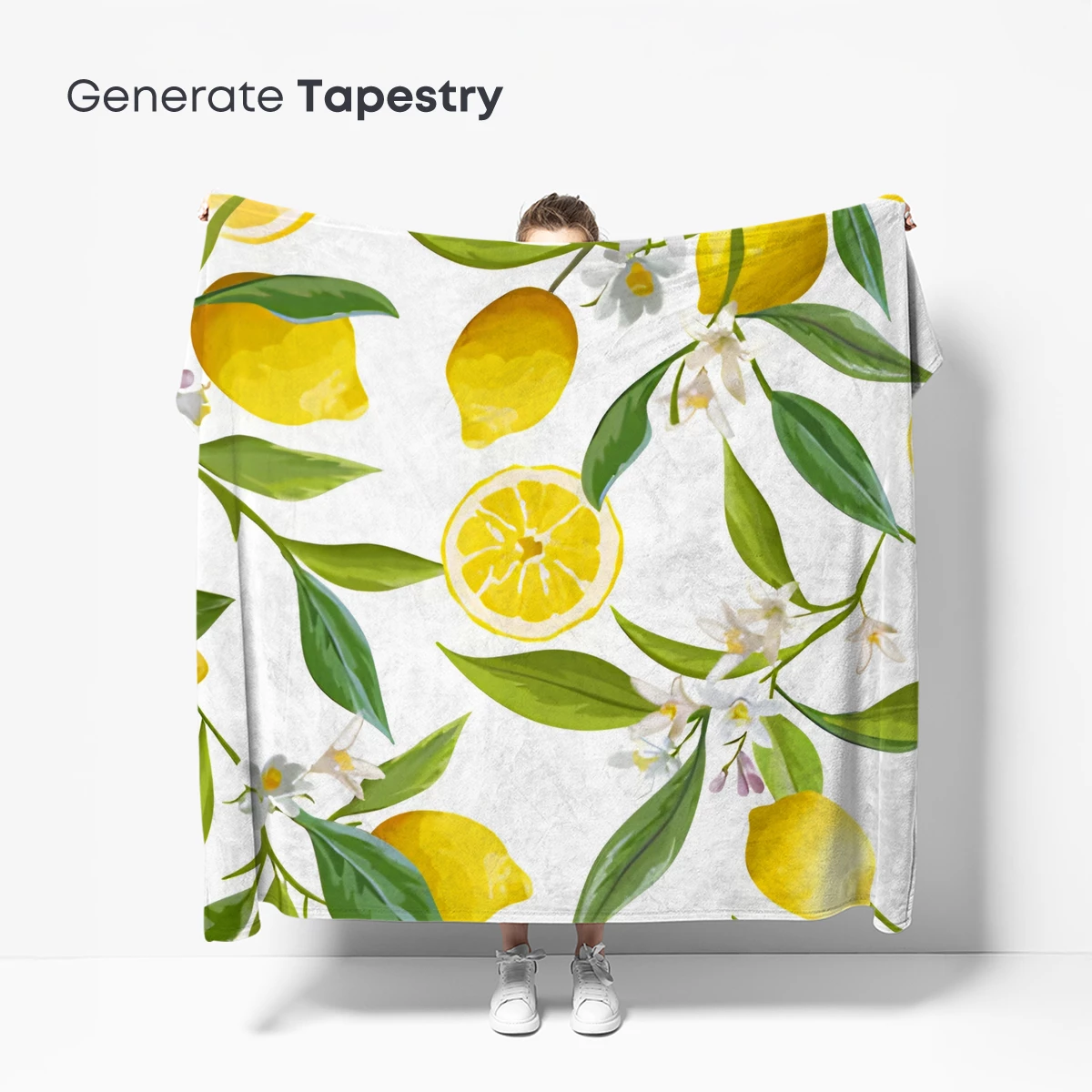 Luminous Lemon Grove: Watercolor Vibrancy - Image 5