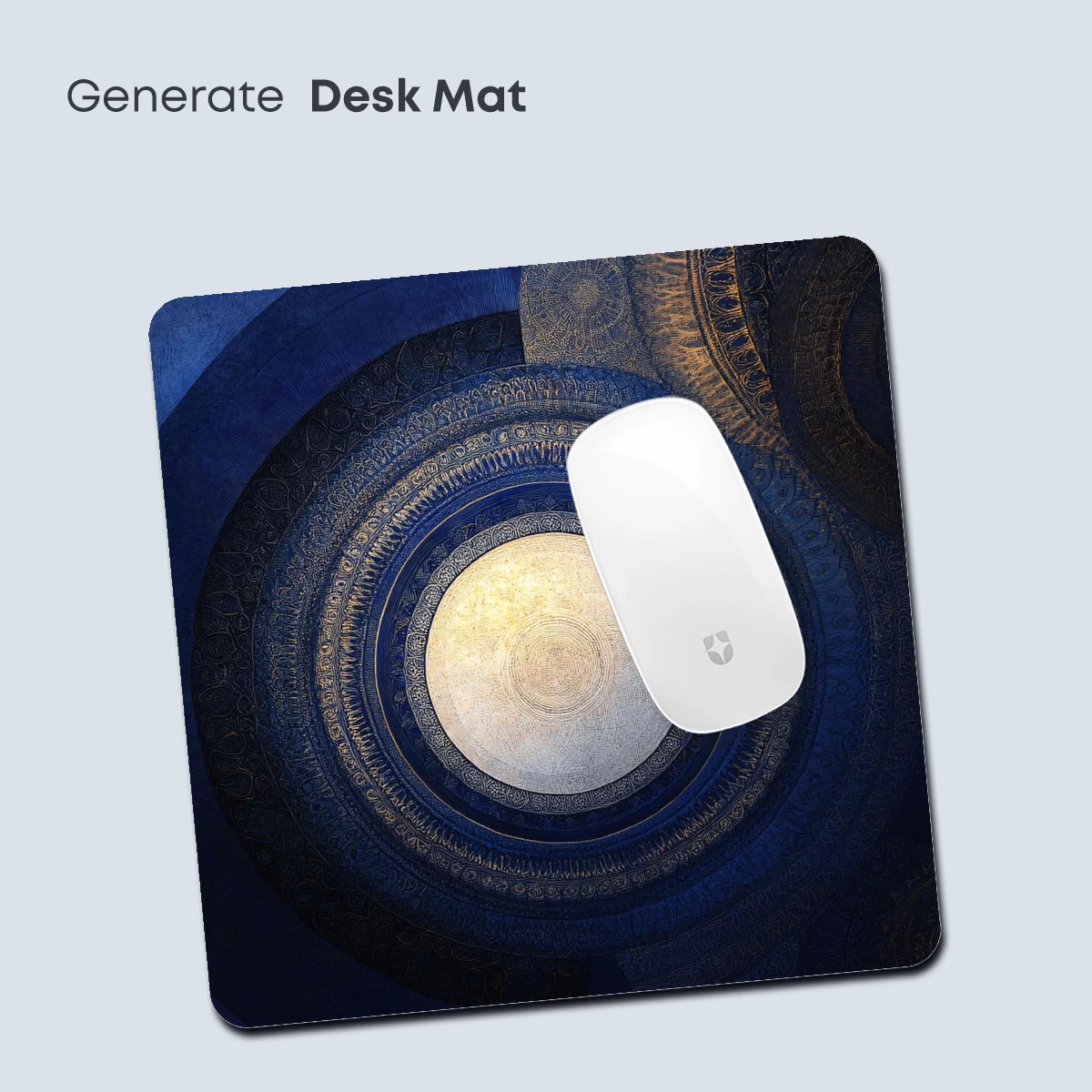 Ethereal Circles: A Symphony of Blue Depths - Image 4