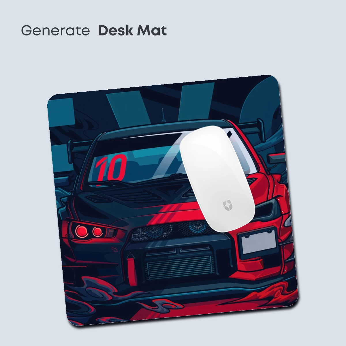 Evo Racer: Red Storm in Abstract Waves - Image 4