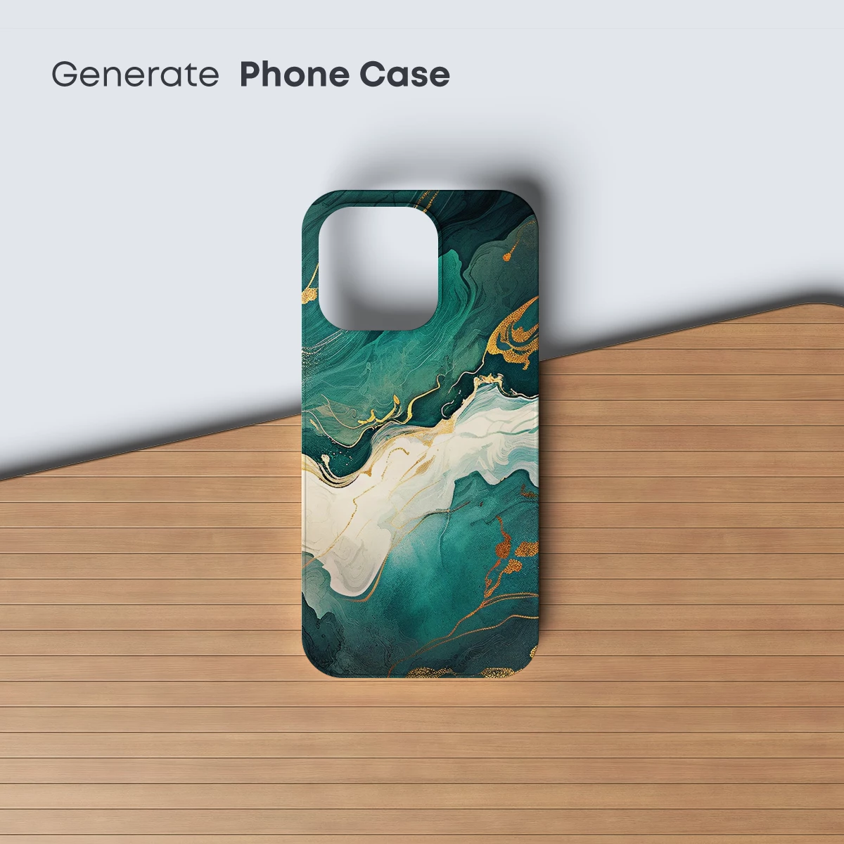 Ethereal Teal Waves: Abstract Fluid Artistry - Image 3