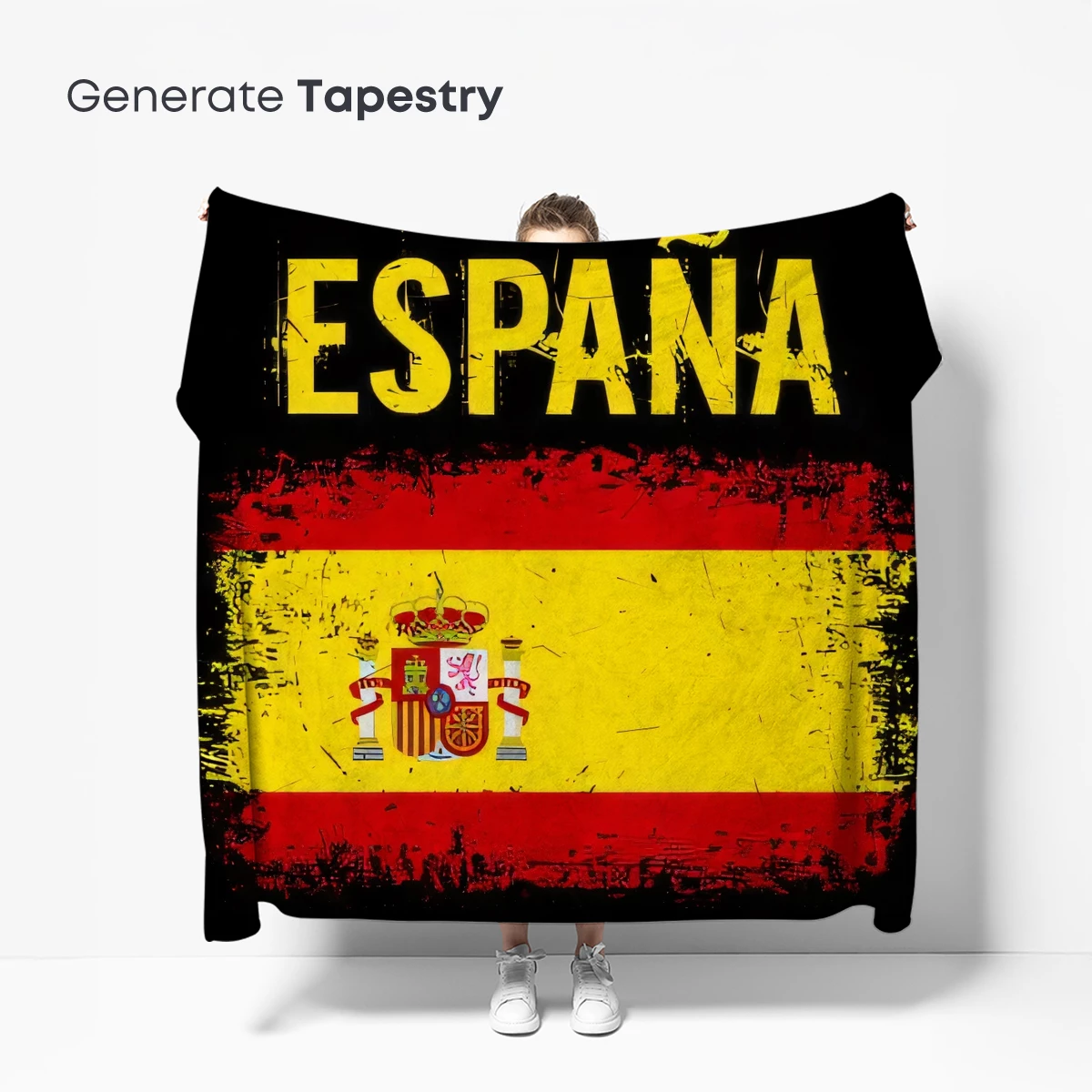 Grungy España Flag: Bold Patriotic Art - Image 5