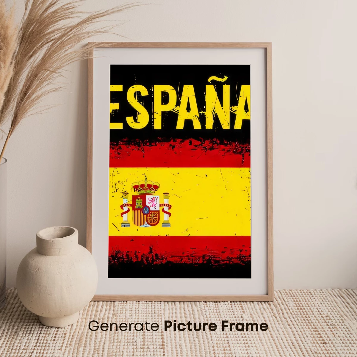 Grungy España Flag: Bold Patriotic Art - Image 7