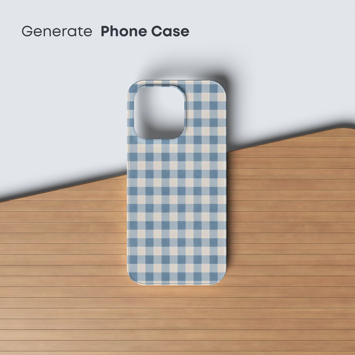 Blue Gingham Grid: A Classic Pattern Reimagined - Image 3