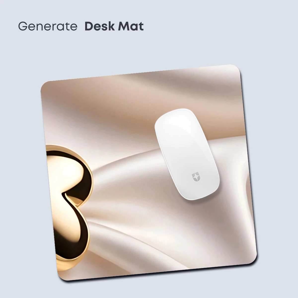 Golden Heart on Silk: Elegance in Simplicity - Image 4