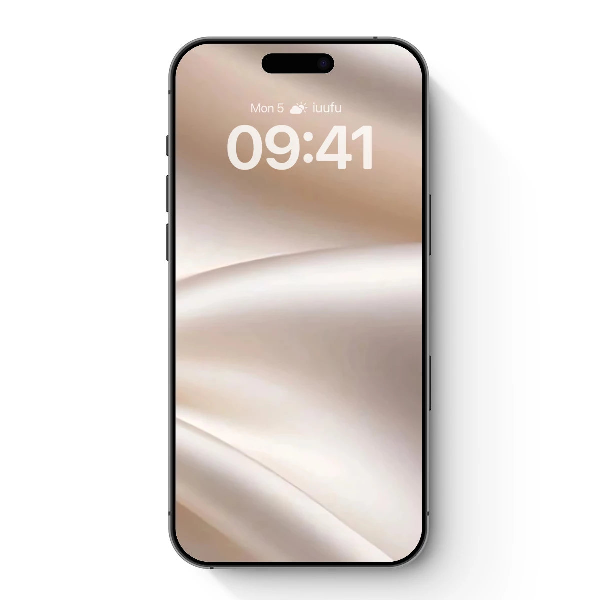 Golden Heart on Silk: Elegance in Simplicity