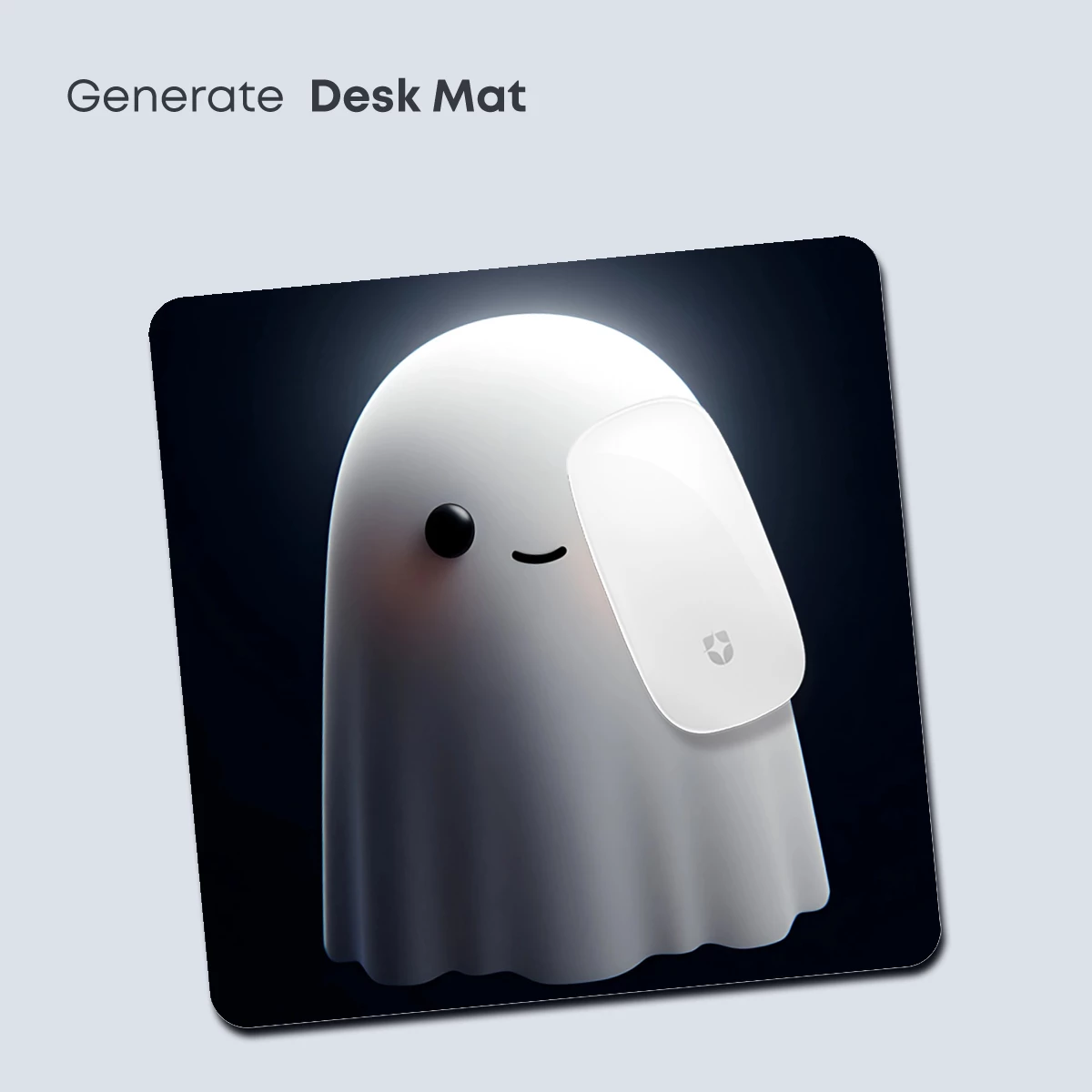 Glowing Ghostly Charm: A Minimalist Halloween Delight - Image 4