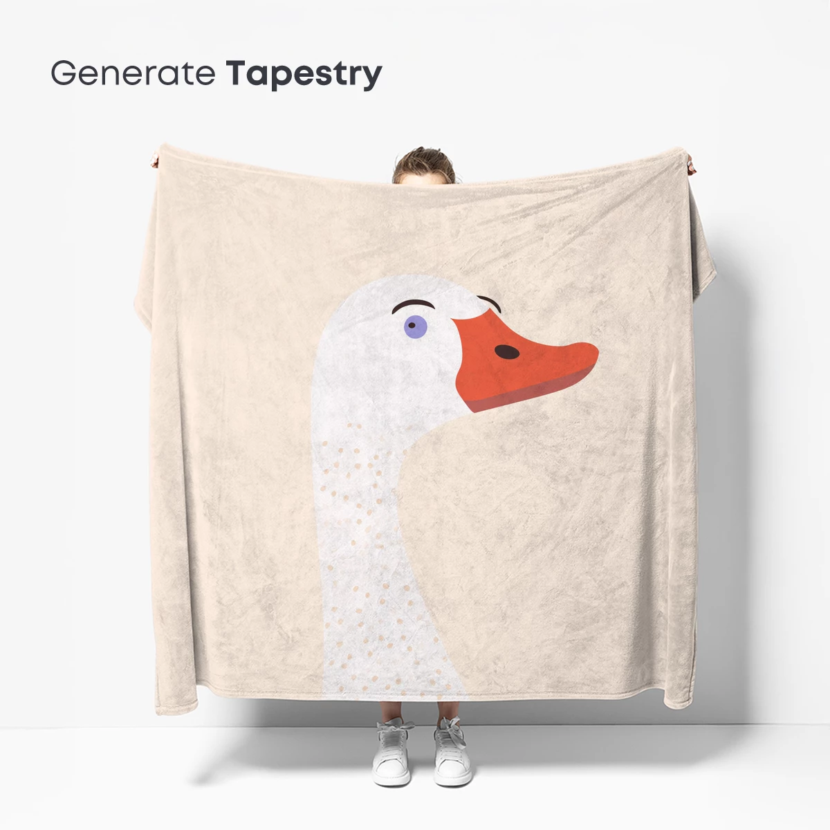 Chic Goose Portrait: Minimalist Avian Artistry - Image 5