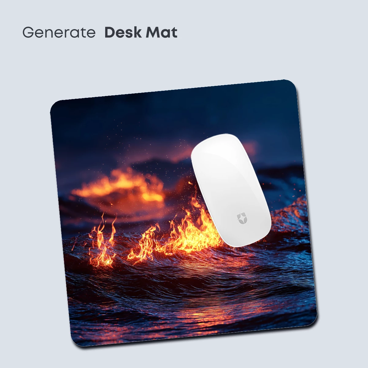 Fiery Ocean Waves: A Blaze of Elements - Image 4