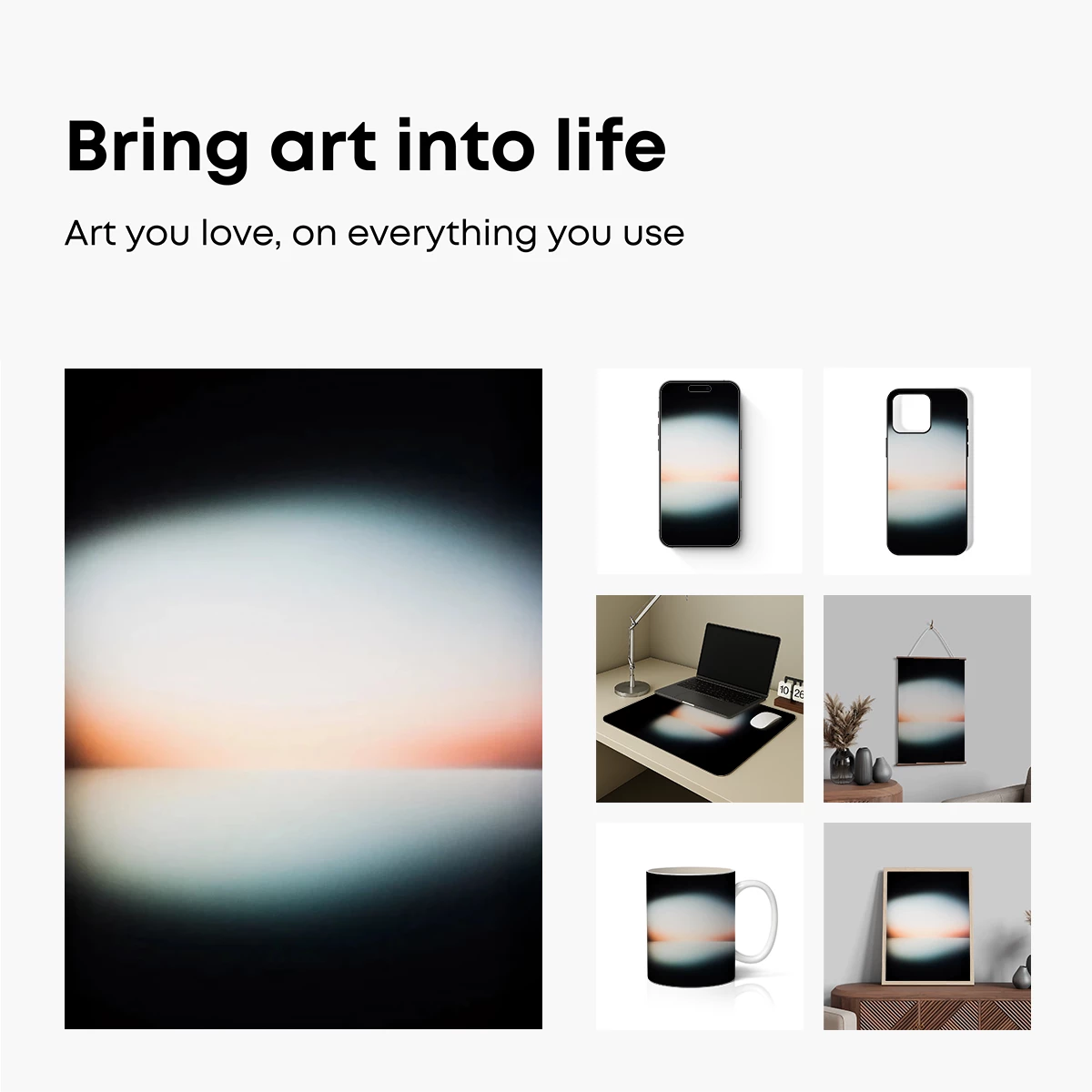Ethereal Horizon Glow: A Study in Blurred Light - Image 2