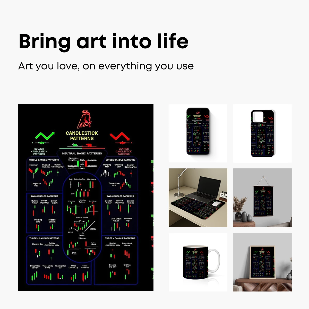 Financial Artistry: Candlestick & Chart Patterns Infographic - Image 2