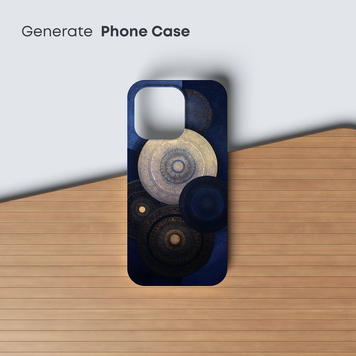 Ethereal Celestial Orbs: A Symphony of Blue and Gold - Image 2