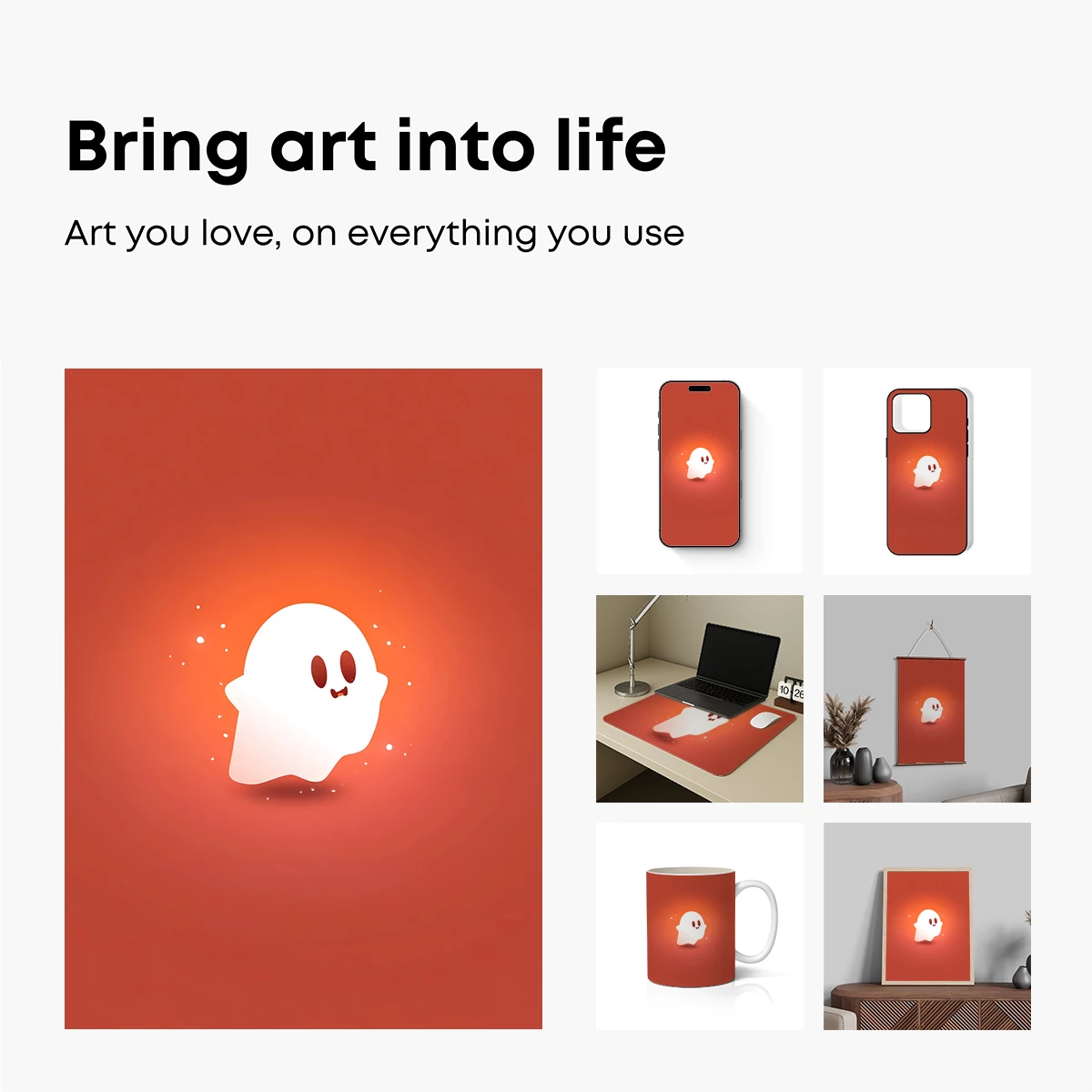 Glowing Ghost in Warm Embrace - Image 2