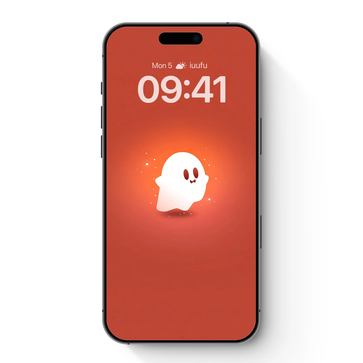 Glowing Ghost in Warm Embrace