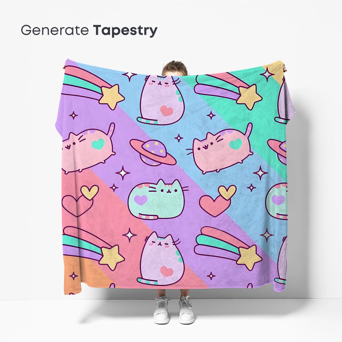 Cosmic Kitten Odyssey: Pastel Dreamscape - Image 5