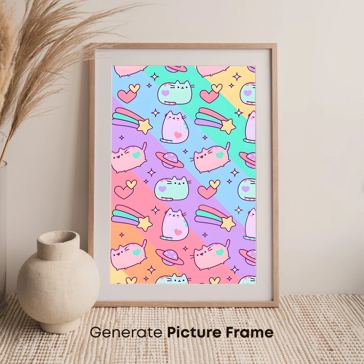 Cosmic Kitten Odyssey: Pastel Dreamscape - Image 7