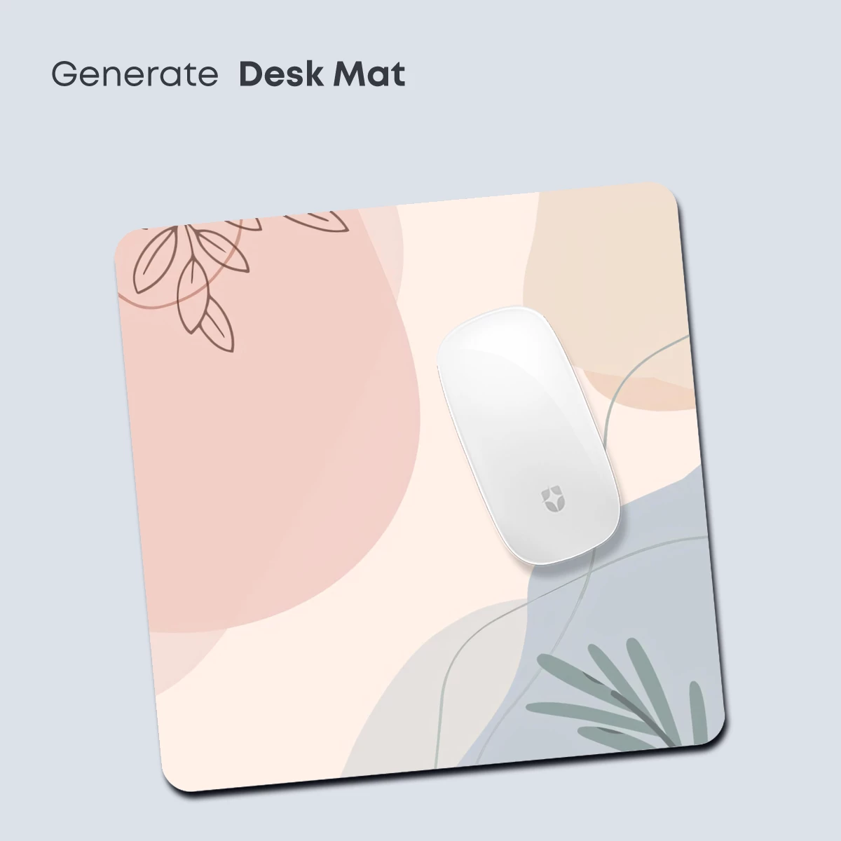 Abstract Blossom Harmony: Pastel Fusion with Minimalist Flourish - Image 4