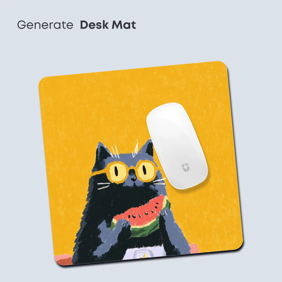 Cool Cat with Glasses: Watermelon Delight - Image 4