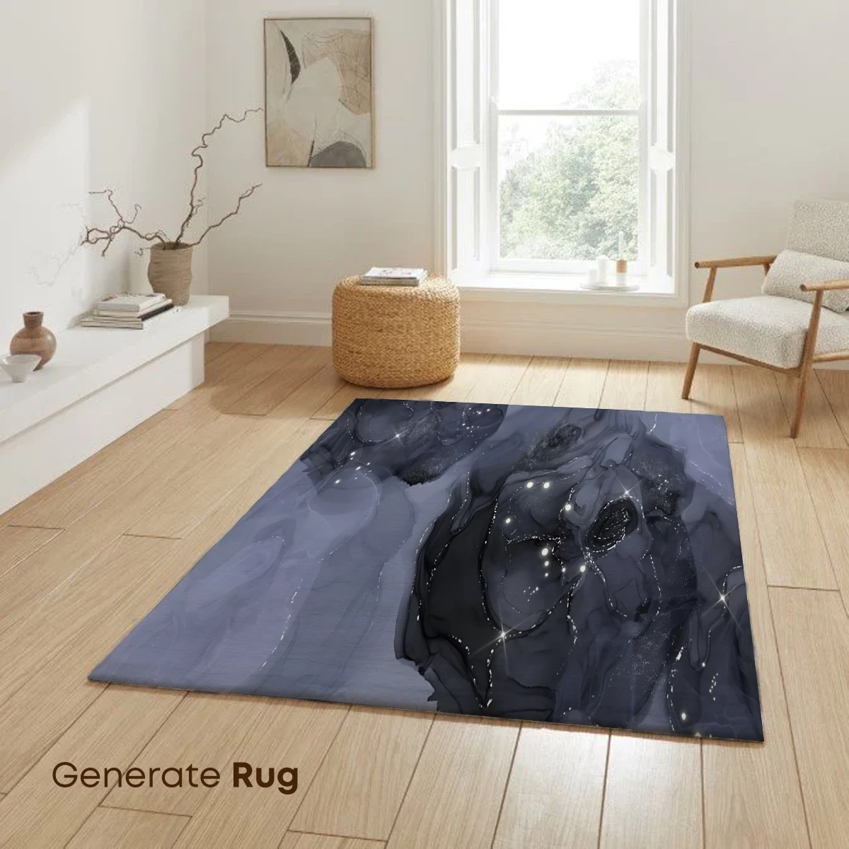 Ethereal Ice Veins: A Frozen Symphony in Silver and Gray - Image 6