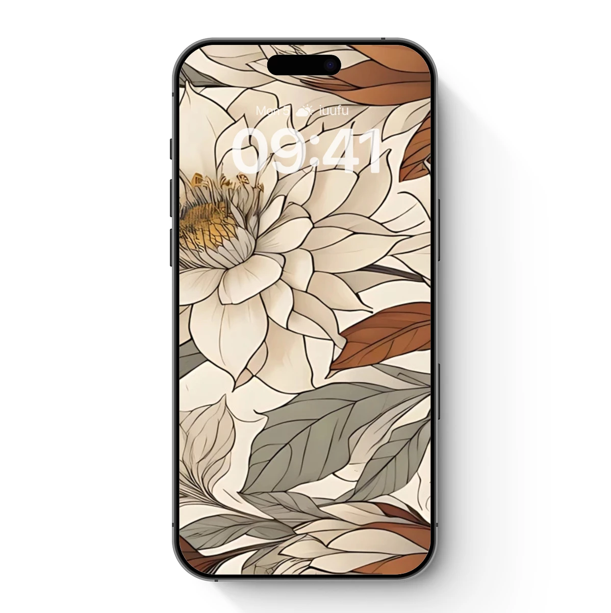 Elegant Floral Symphony in Sepia Tones