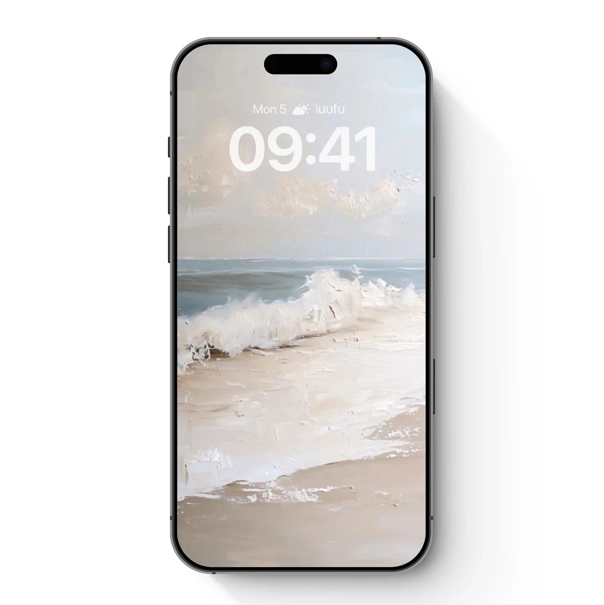 Ethereal Shoreline: Wave Whispering to Sand