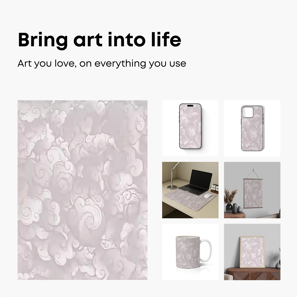 Ethereal Cloud Whispers: A Symphony of Swirling Mist - Image 2