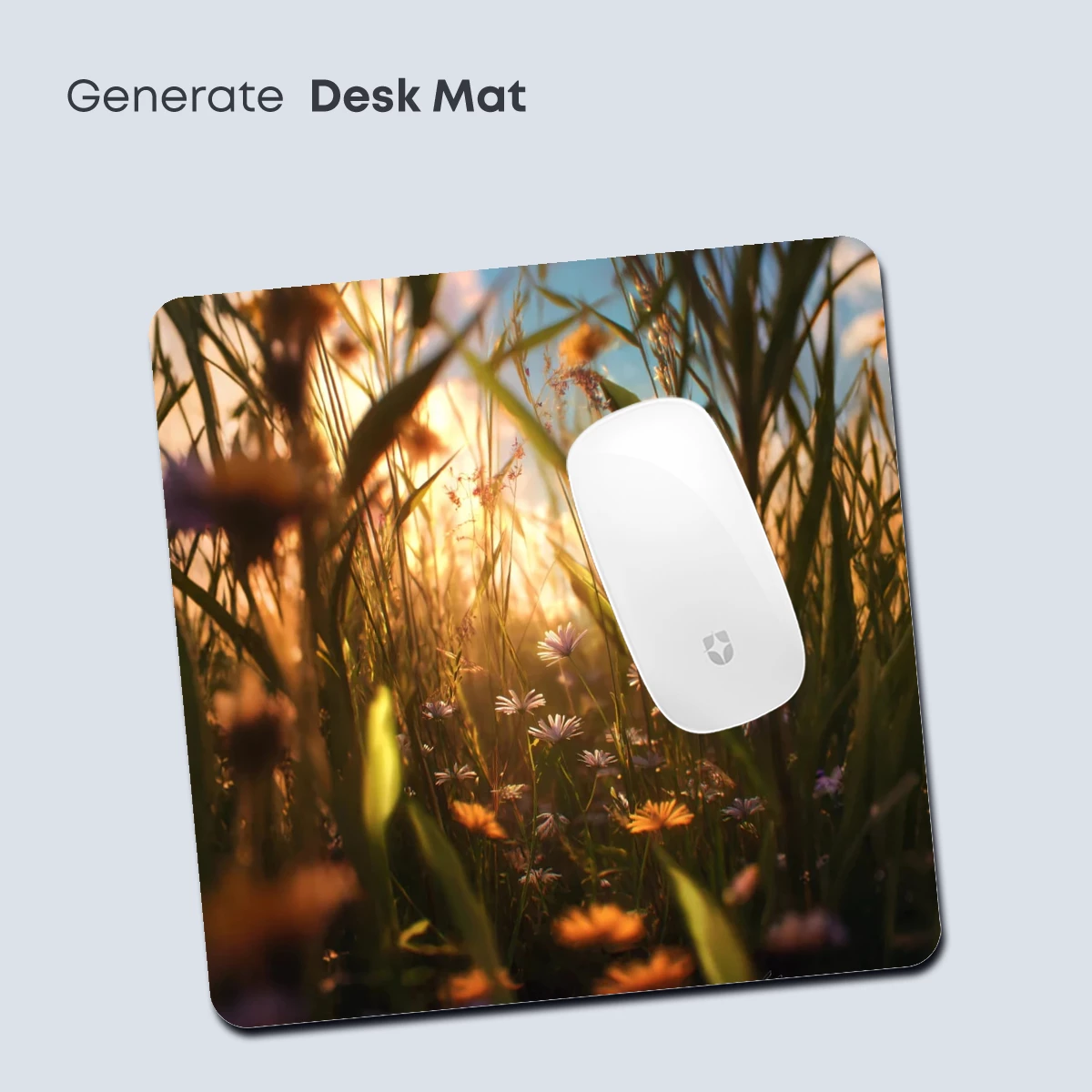 Golden Sunset Meadow: Wildflowers Bathed in Warm Light - Image 4