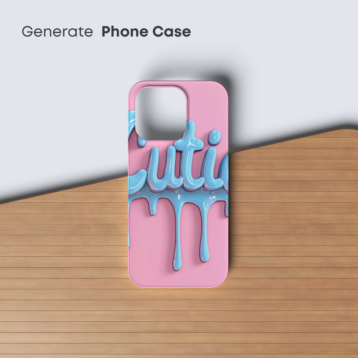Dripping 'Cutie' in Pastel Blue Elegance - Image 3