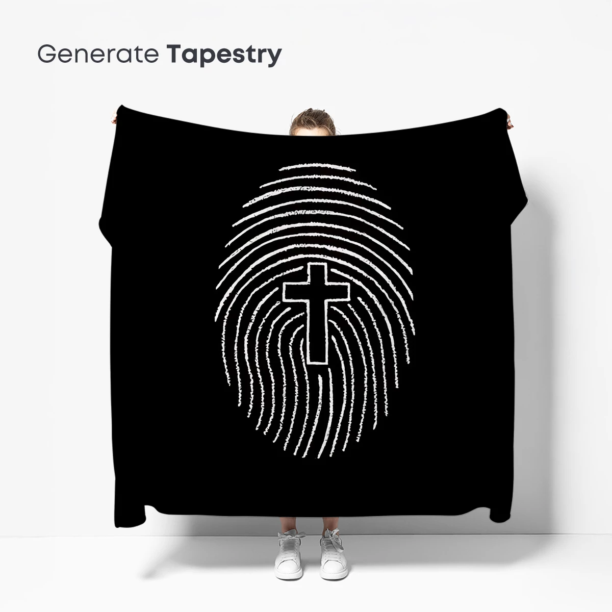 Fingerprint Cross: Intersection of Identity and Faith - Image 5