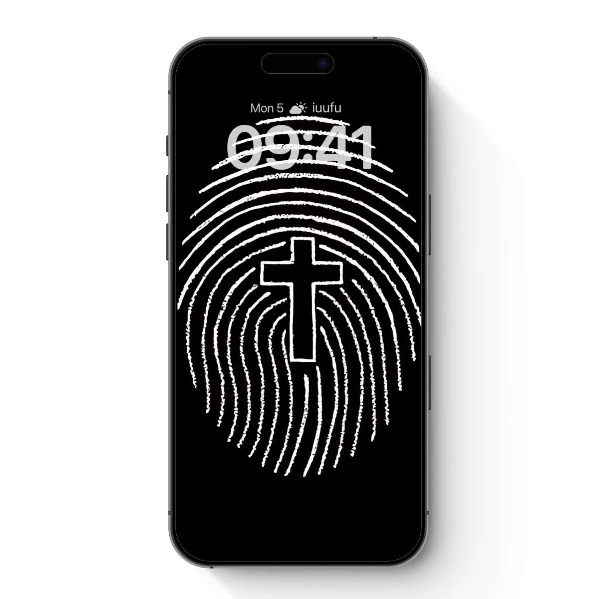 Fingerprint Cross: Intersection of Identity and Faith Fingerprint Cross: Intersection of Identity and Faith