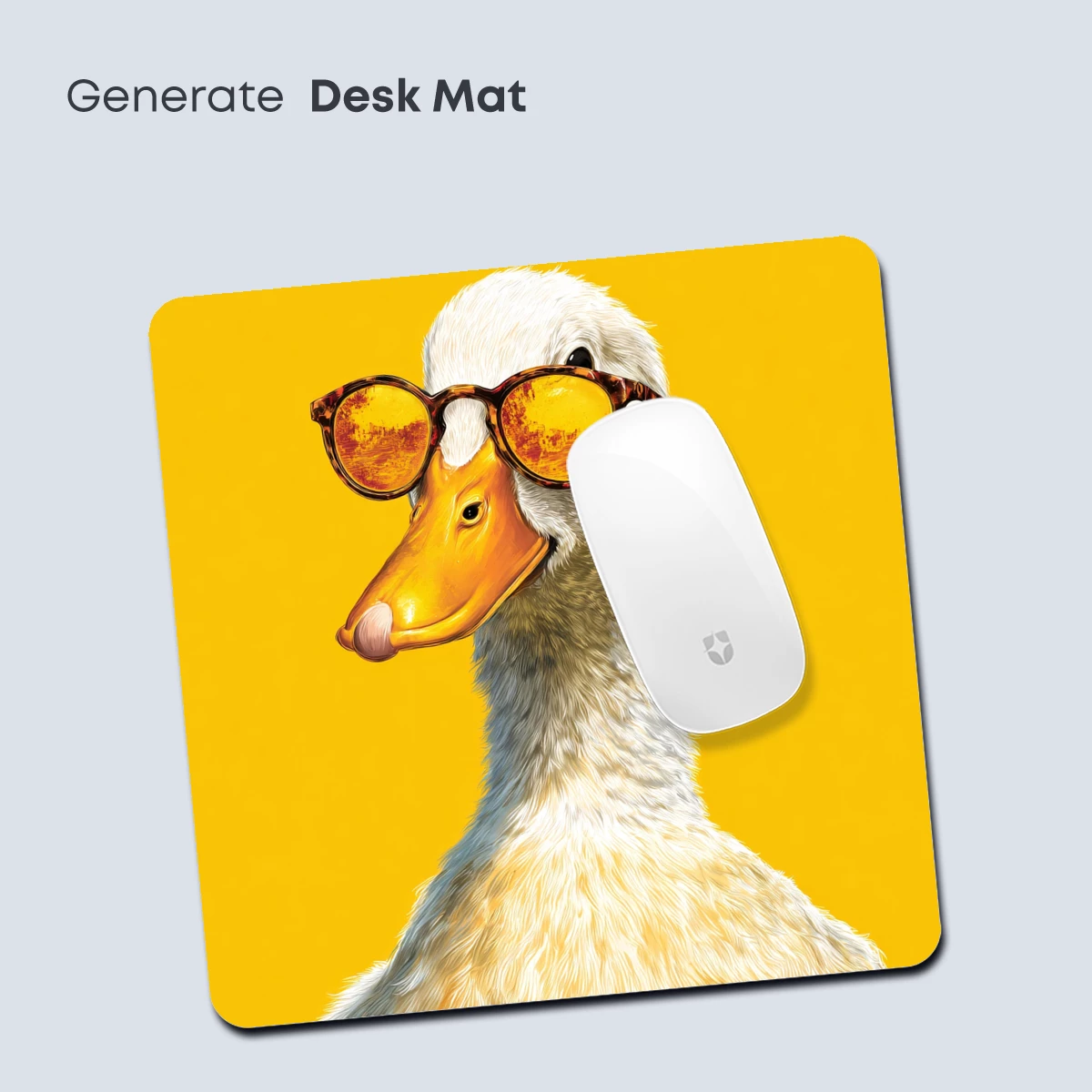 Duck in Shades: Quirky Fashion on a Sunny Canvas - Image 4