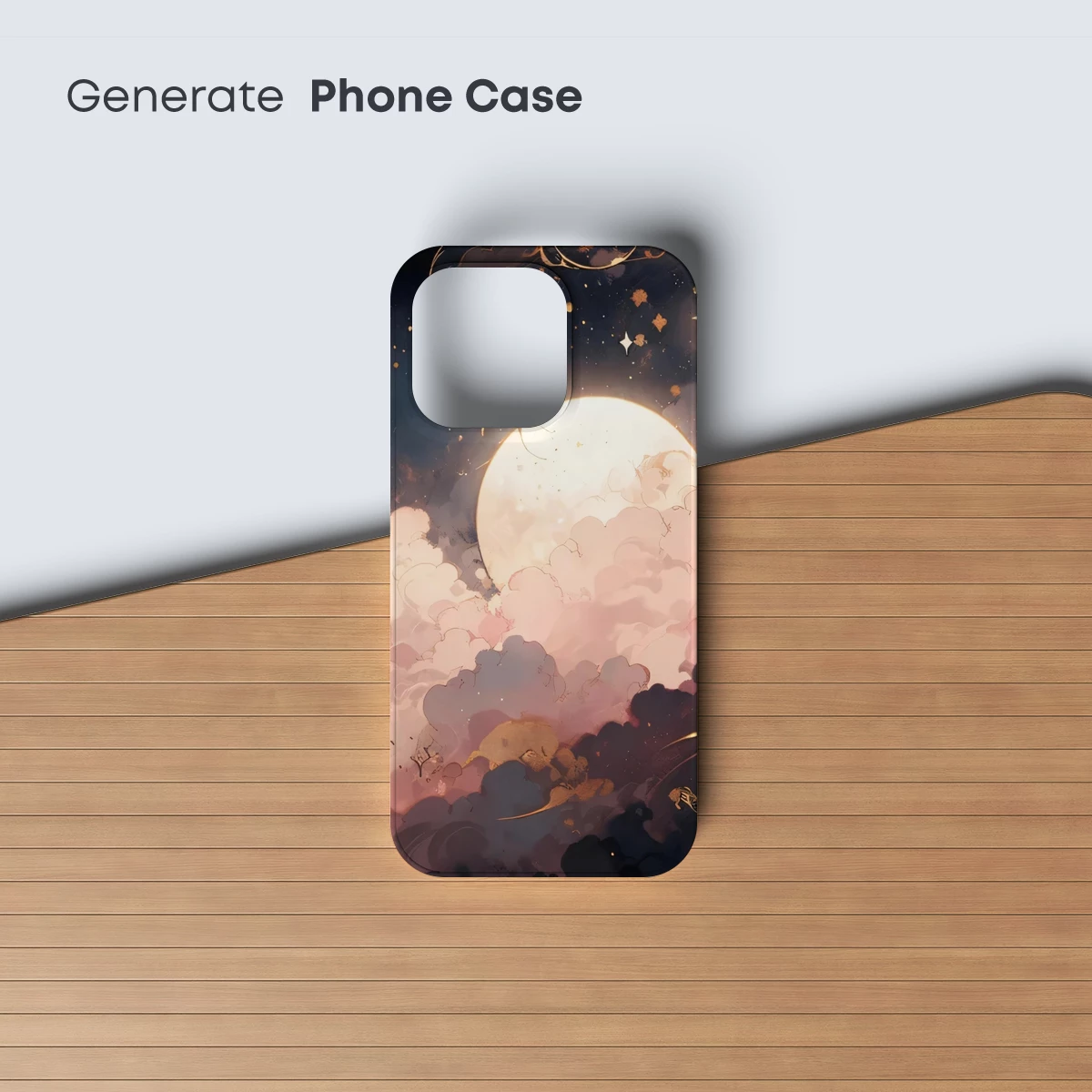 Dreamy Moonlit Clouds: A Surreal Night Sky Symphony - Image 3