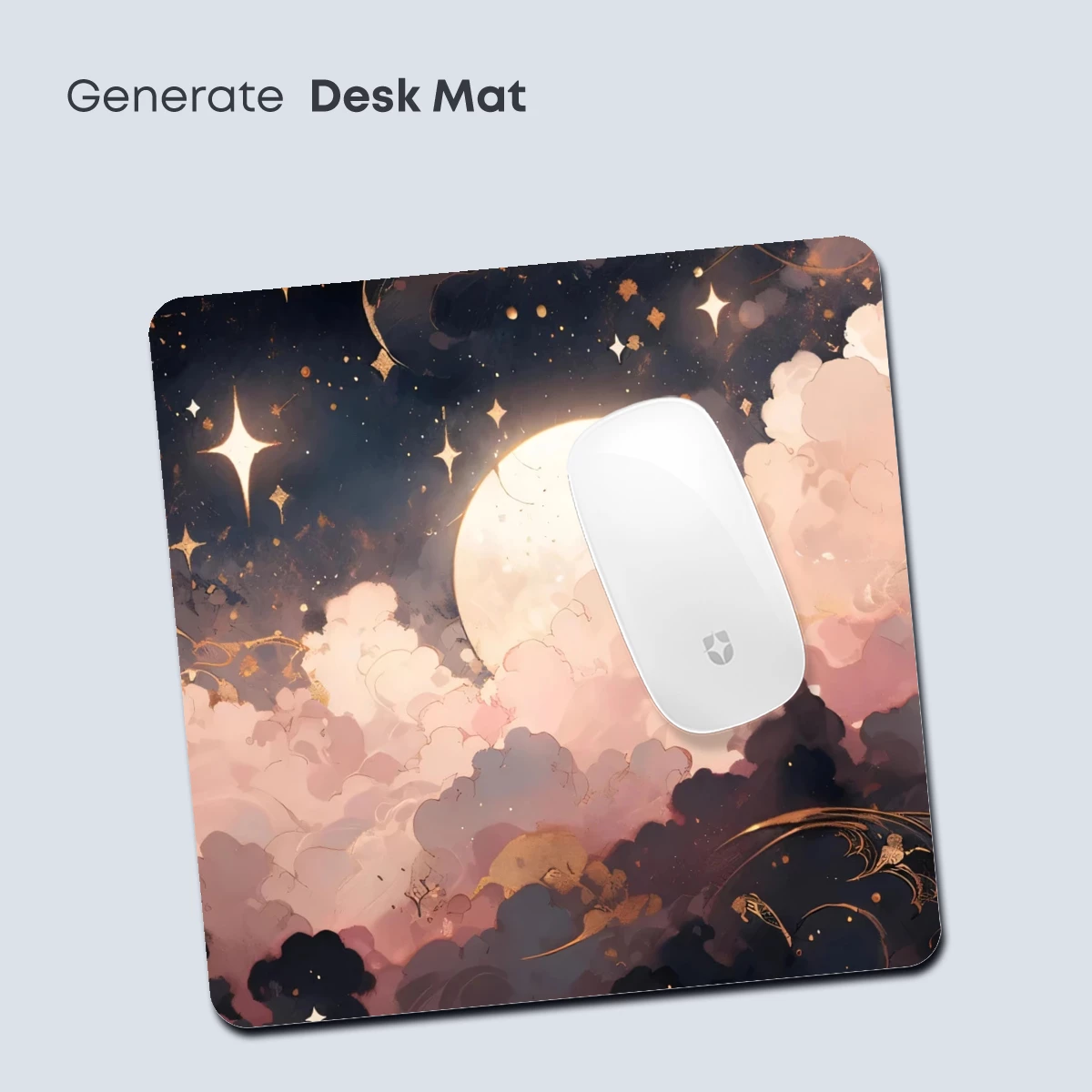 Dreamy Moonlit Clouds: A Surreal Night Sky Symphony - Image 4