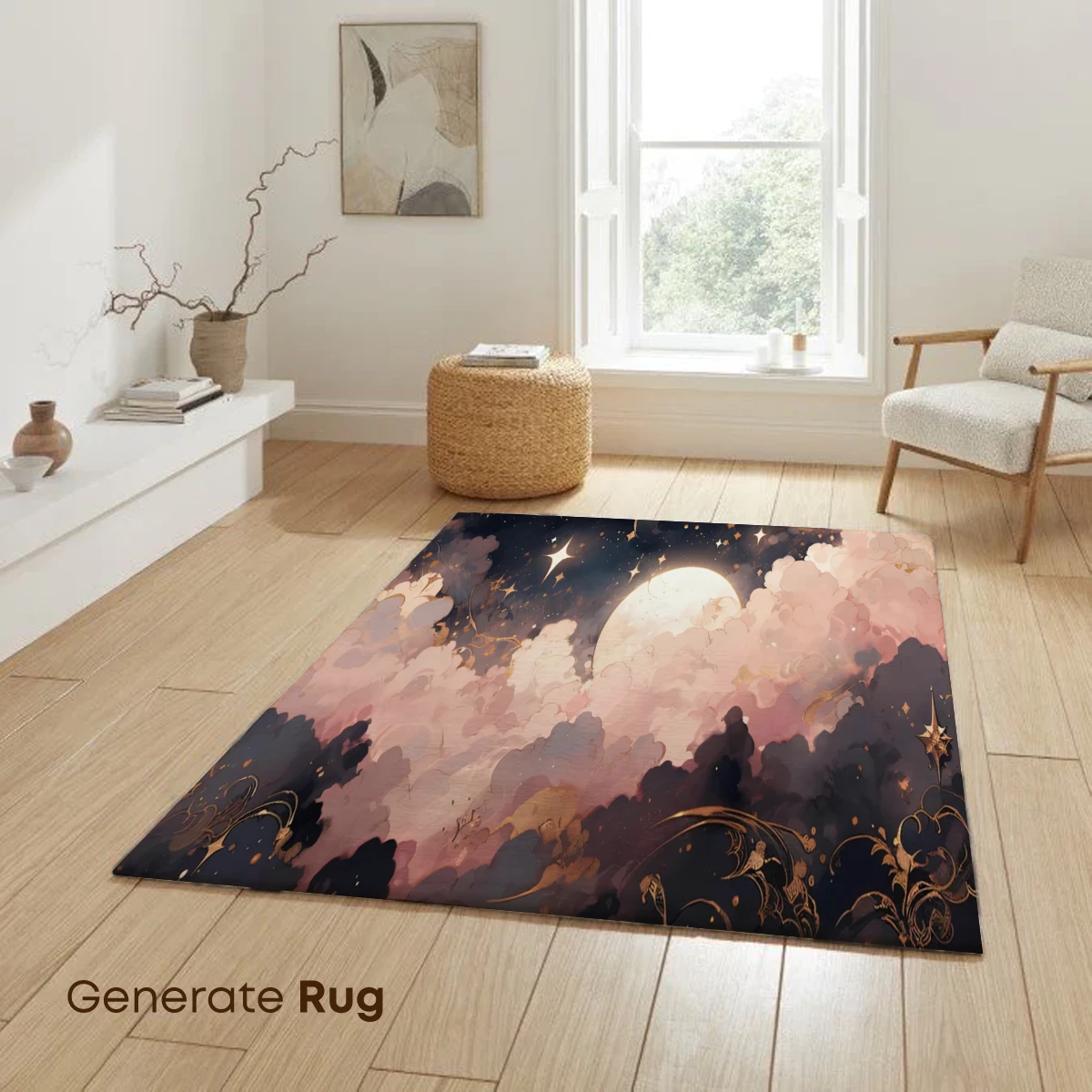 Dreamy Moonlit Clouds: A Surreal Night Sky Symphony - Image 6