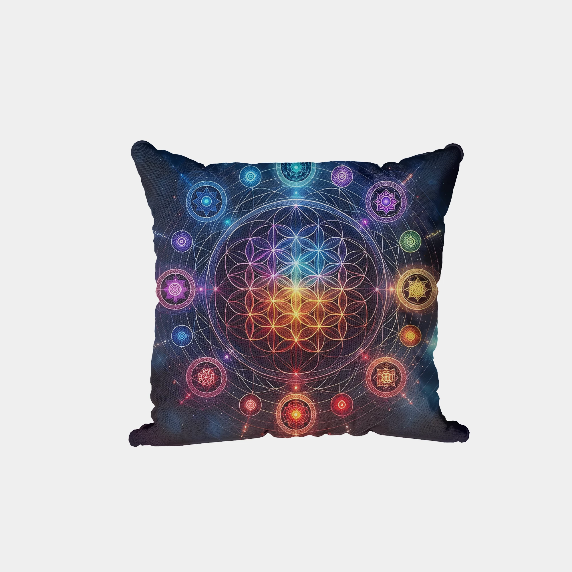 Sacred Geometry Mandala Cushion