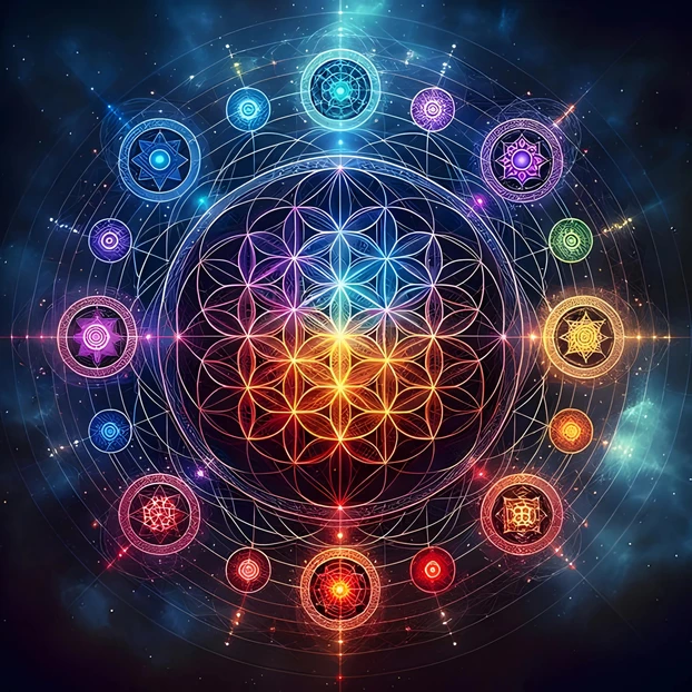Sacred Geometry Mandala Cushion - Image 5
