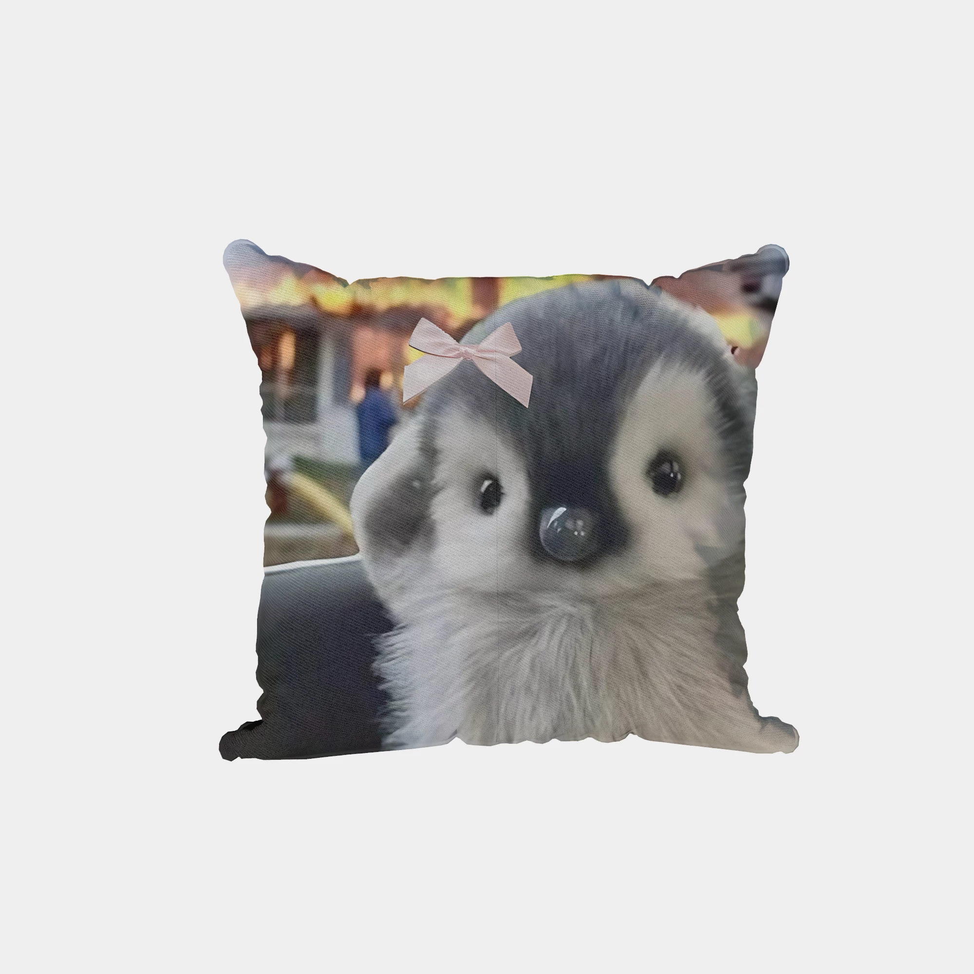 Cute Penguin with Bow Cushion