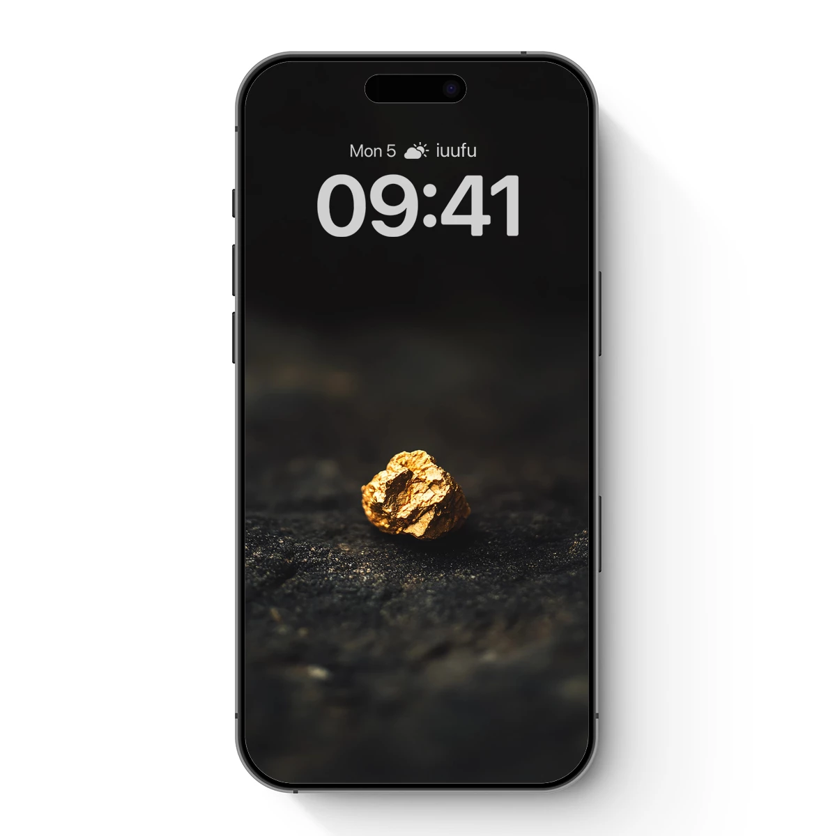 Golden Nugget in Shadows: A Lone Treasure