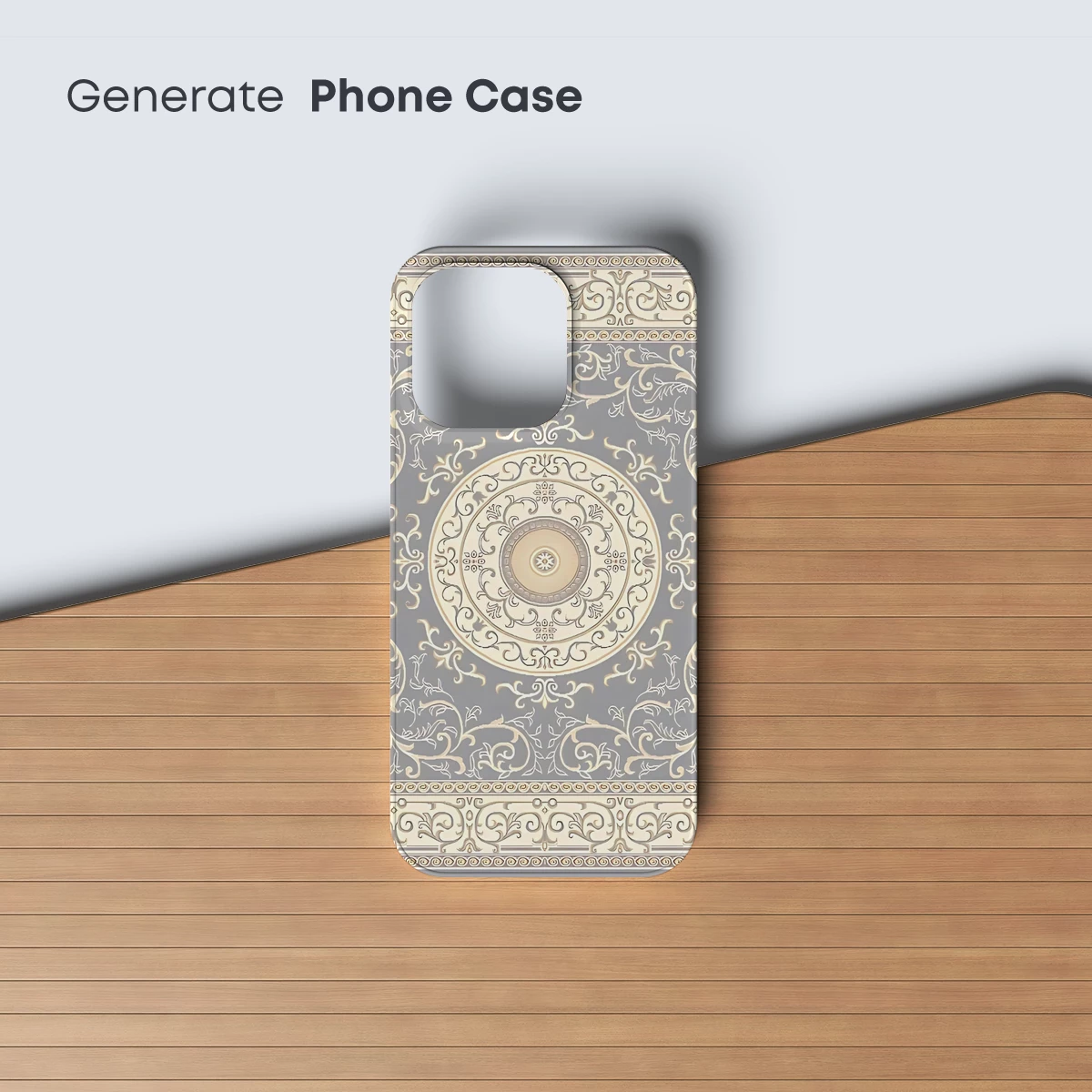 Elegant Mandala Tapestry in Soft Grays - Image 3