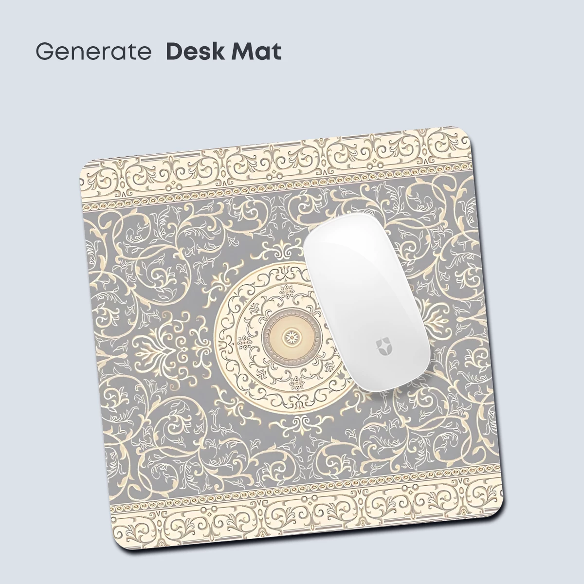 Elegant Mandala Tapestry in Soft Grays - Image 4