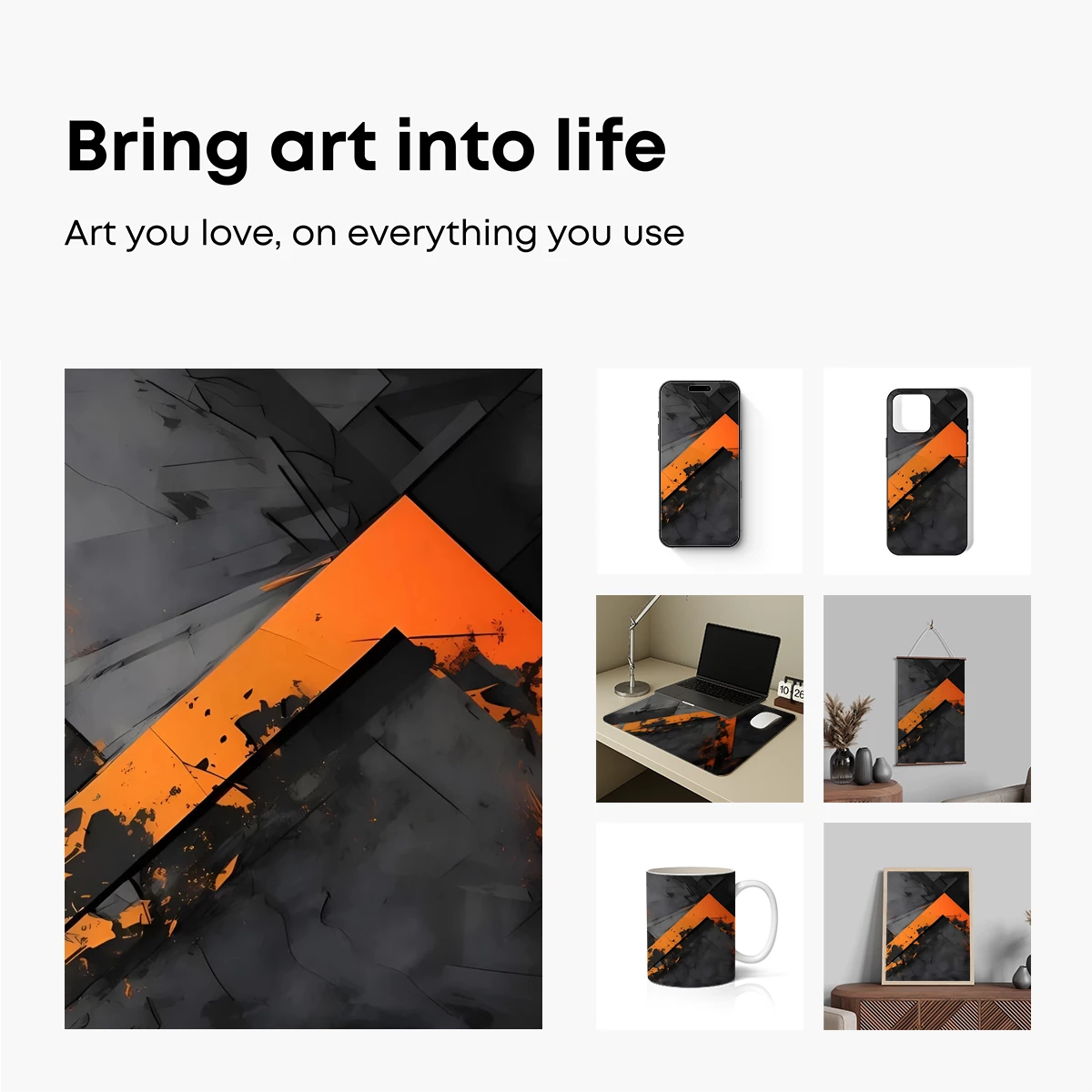 Fractured Flames: Abstract Geometry in Chaos - Image 2