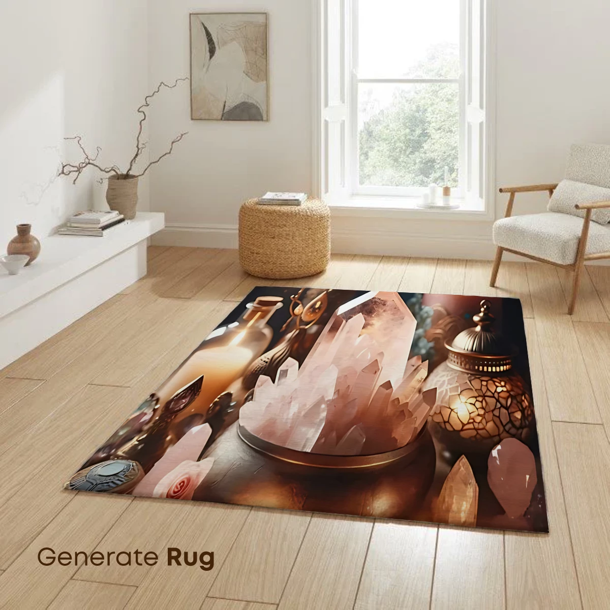 Crystal Sanctuary: Mystical Glow and Sacred Geometry - Image 6