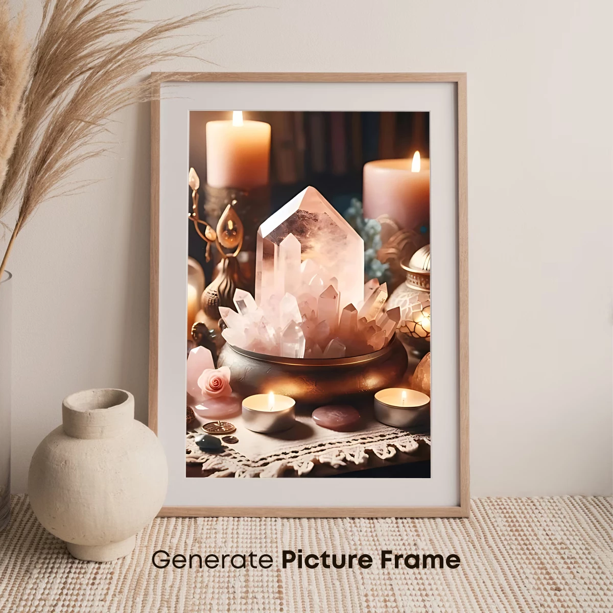 Crystal Sanctuary: Mystical Glow and Sacred Geometry - Image 7
