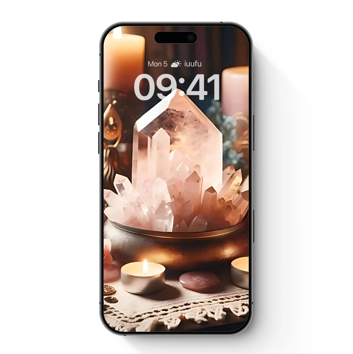 Crystal Sanctuary: Mystical Glow and Sacred Geometry