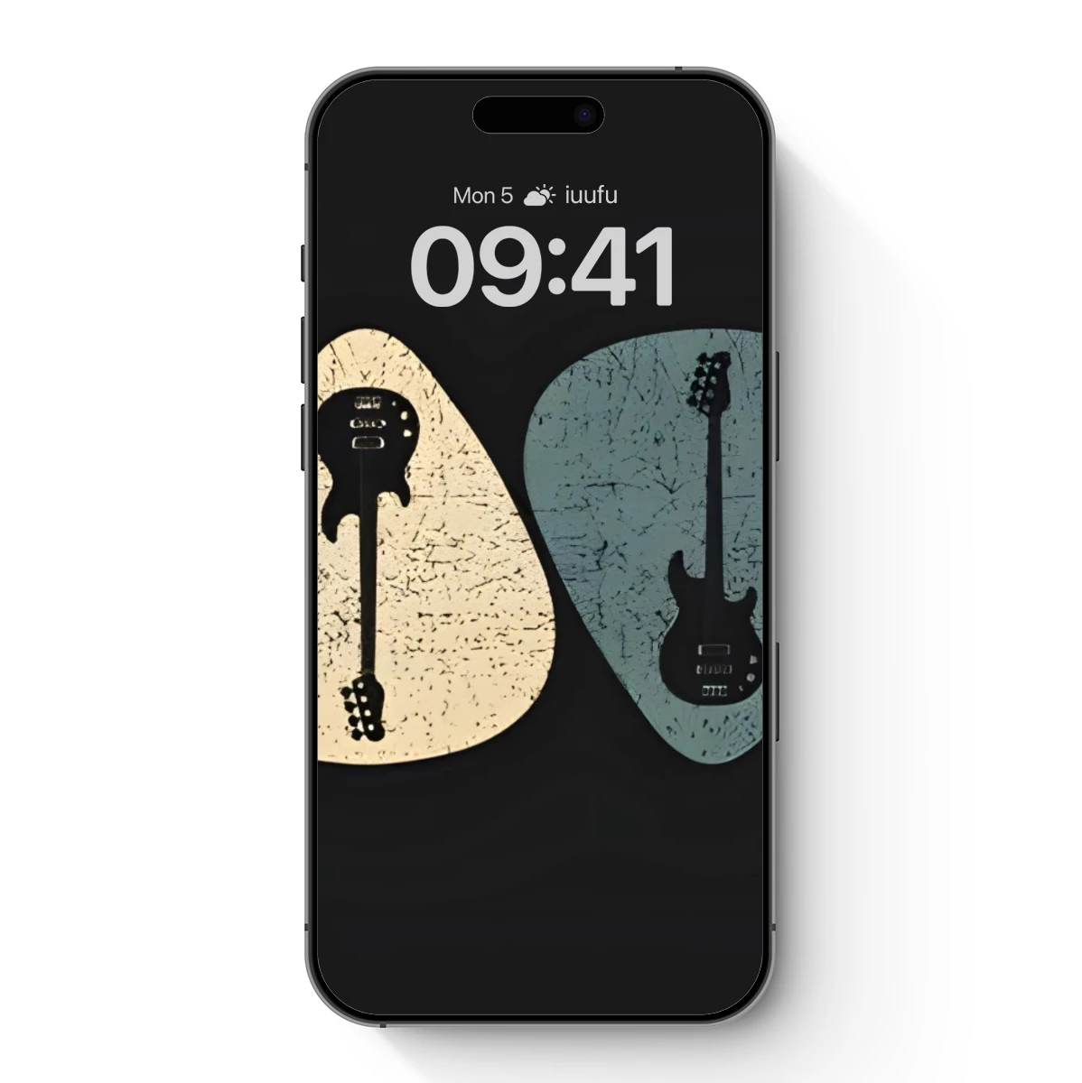 Guitar Pick Art: Electric Elegance in Four Tones Guitar Pick Art: Electric Elegance in Four Tones
