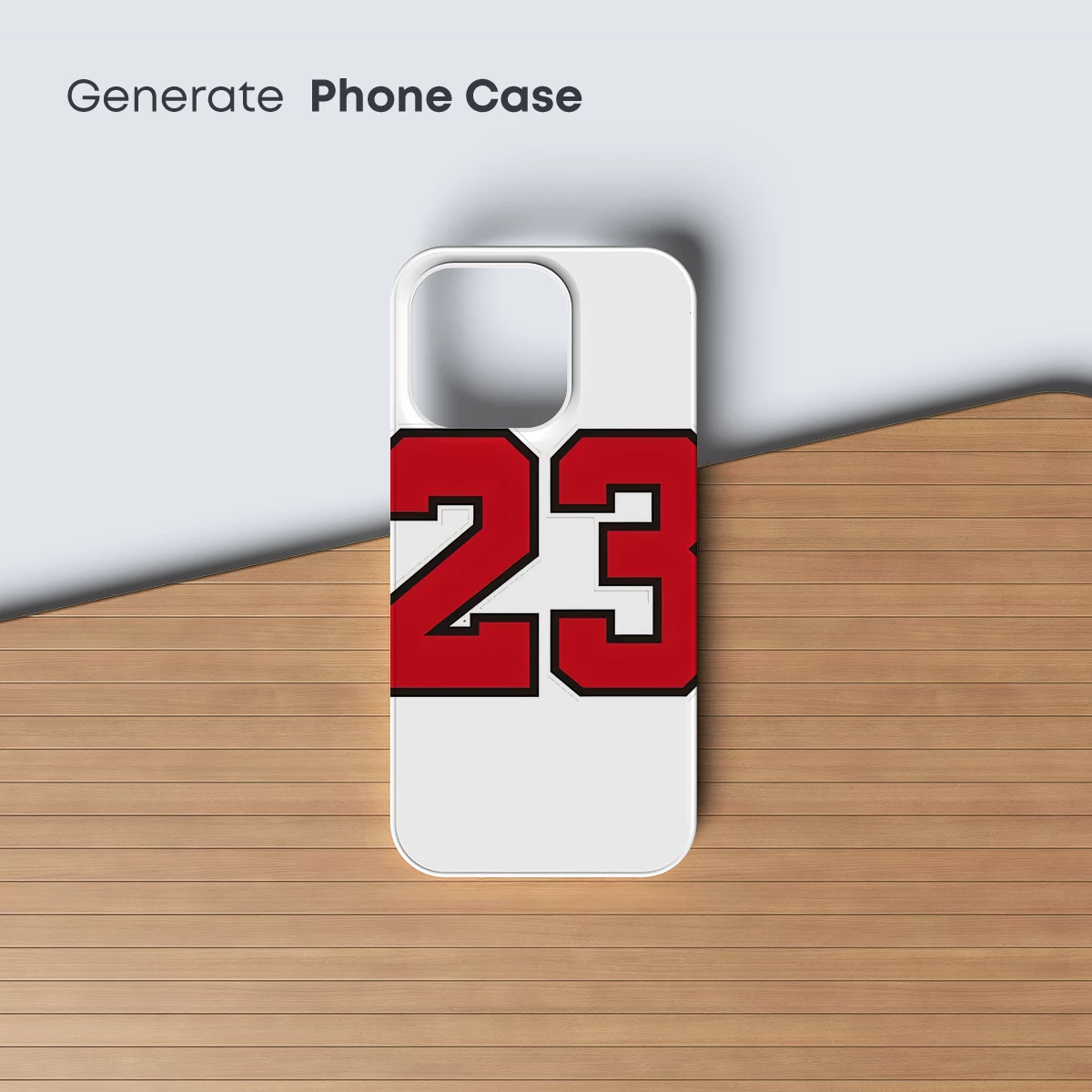 Bold Red '23': A Numeric Art Icon - Image 3