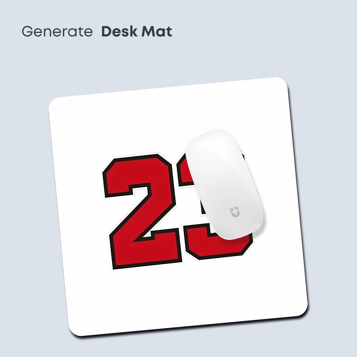 Bold Red '23': A Numeric Art Icon - Image 4