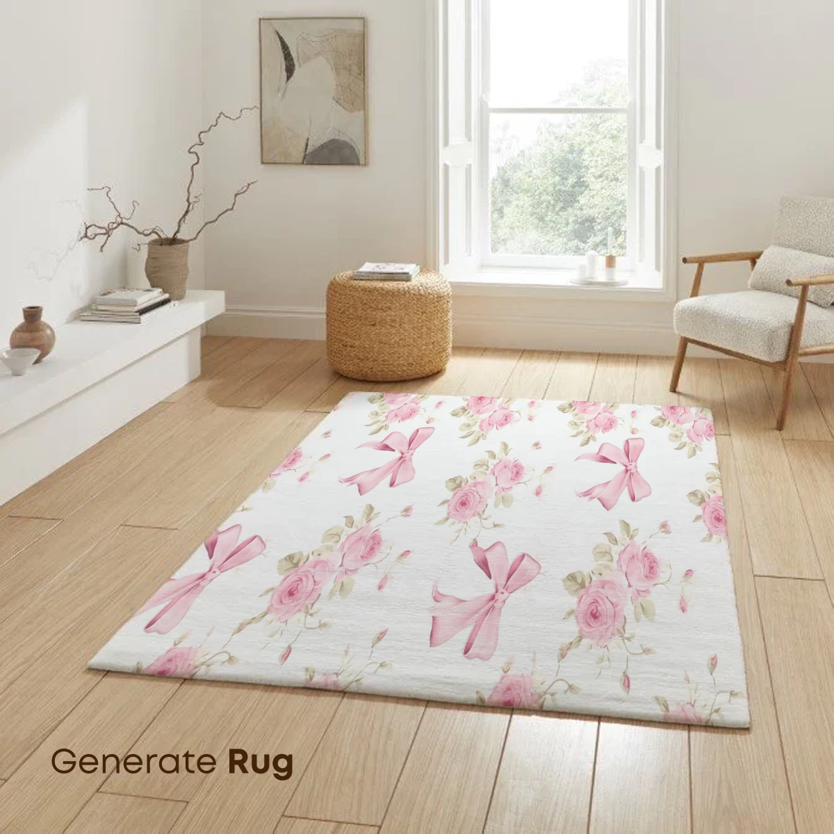 Elegant Pink Roses with Satin Bows - Image 6