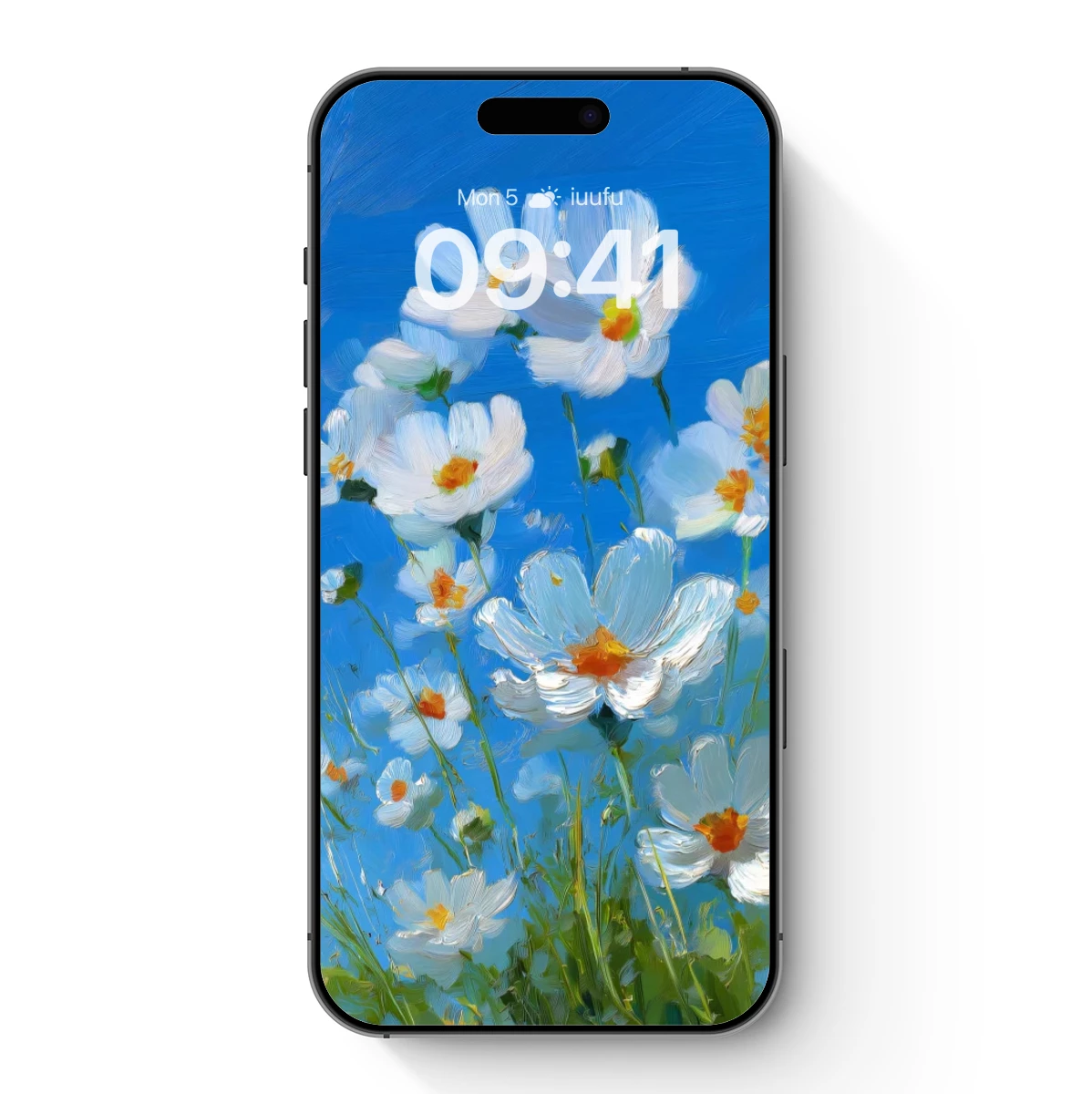 Cosmos Bloom Under Infinite Blue Sky