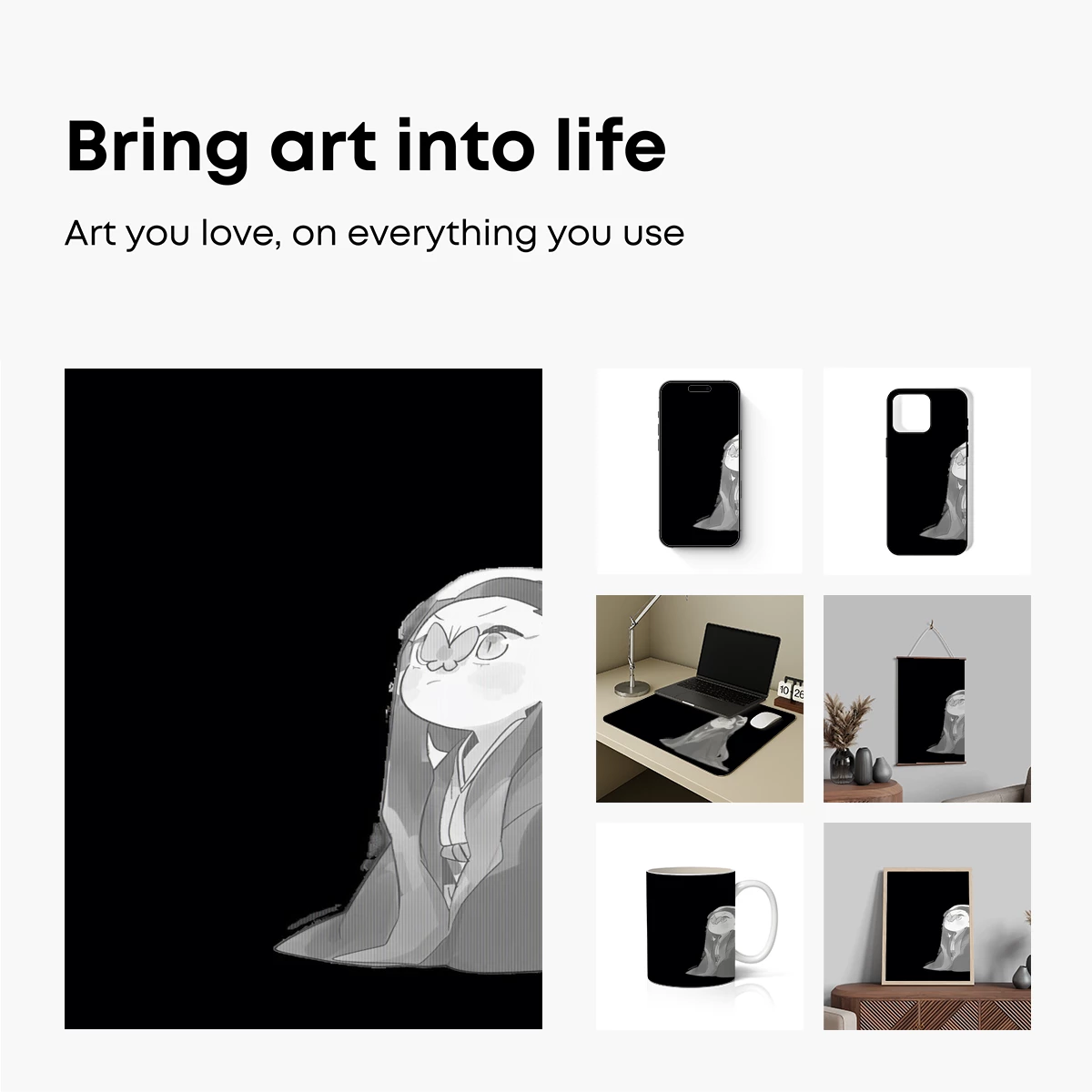 Monochrome Wizard: Enchanted Solitude - Image 2