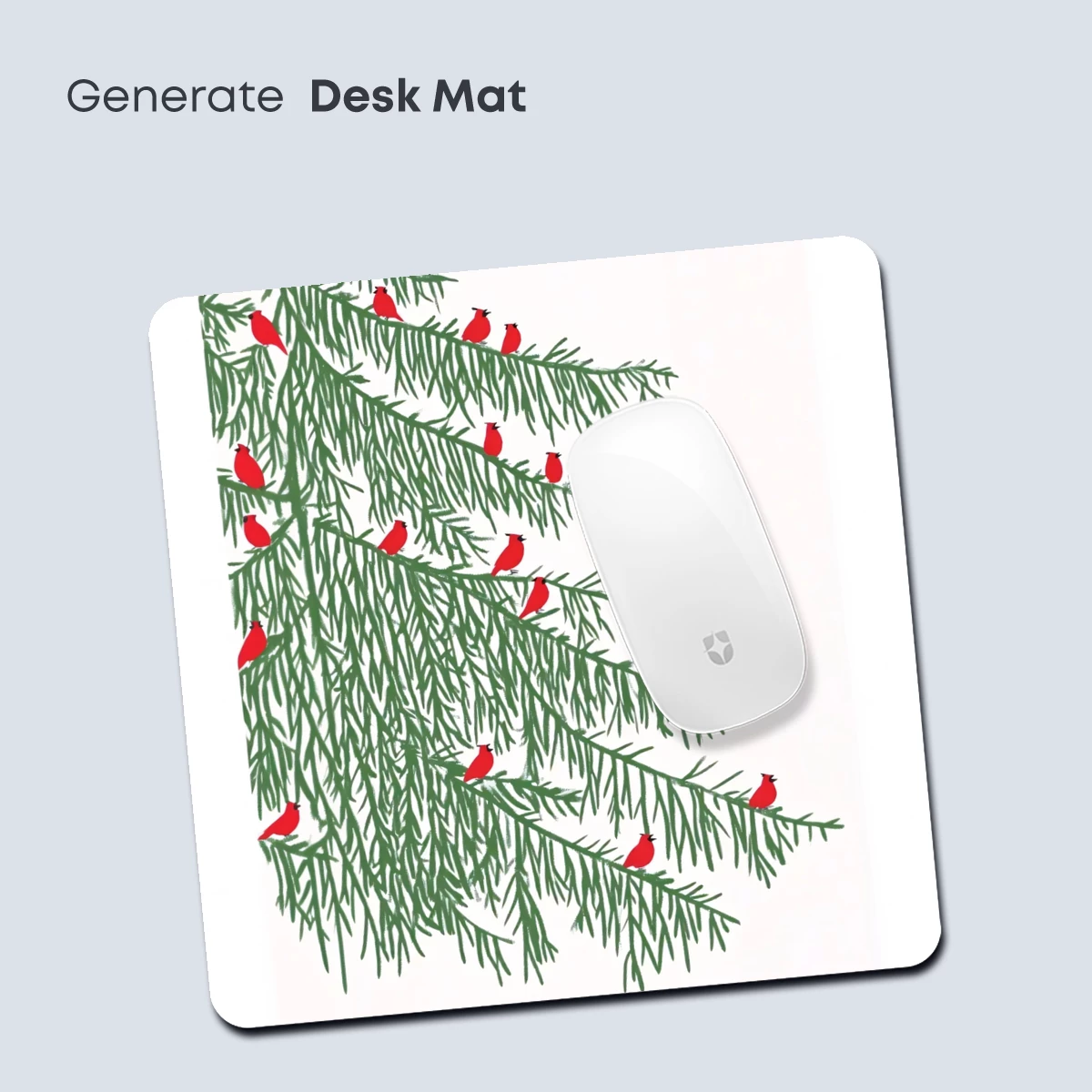 Cardinals Perched on Pine: Winter's Festive Embrace - Image 4